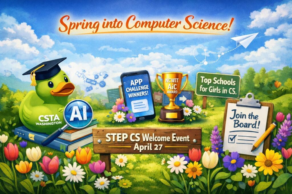 CSTA Washington Apr 2026 Newsletter image