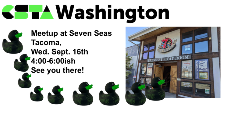 CS Educator Meetup-Seven Seas Brewery!