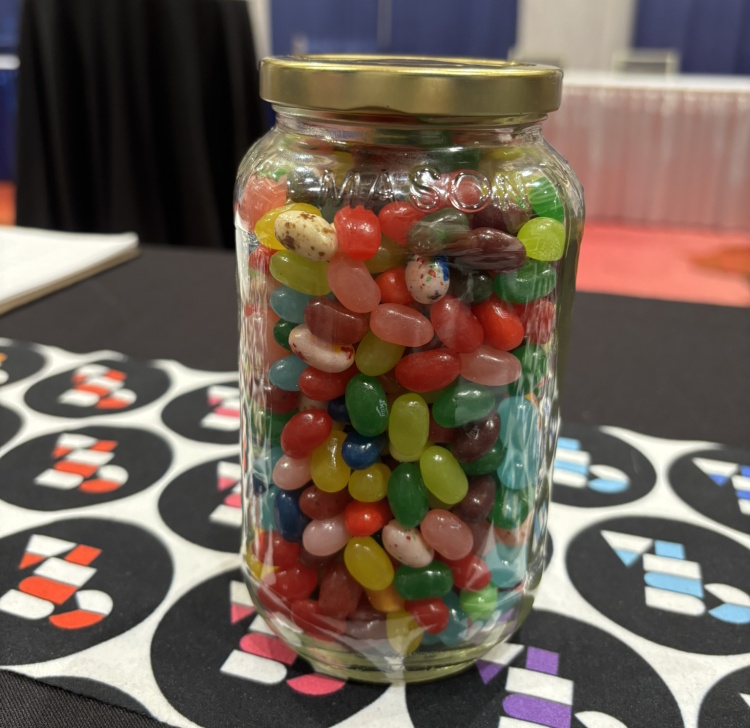 jelly bean contest at WA-ACTE