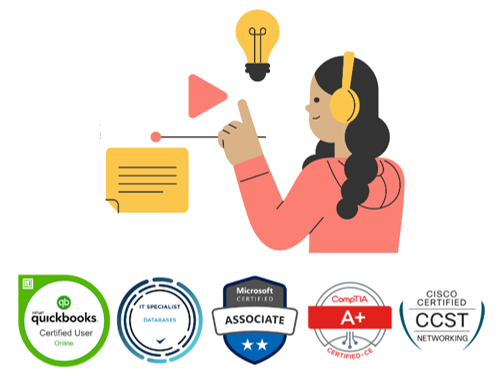 Free Exams for Industry Recognized Credentials provided by Washington State Libraries